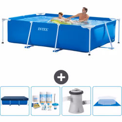 Choisissez la commodité et le confort cet été Avec ce forfait piscine d' Intex , vous pouvez choisir la la commodité et < str ...