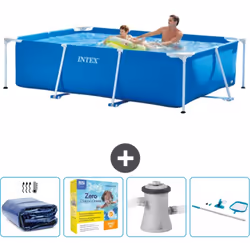 Choisissez la commodité et le confort cet été Avec ce forfait piscine d' Intex , vous pouvez choisir la la commodité et < str ...