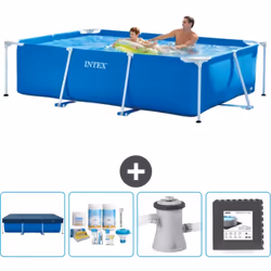 Choisissez la commodité et le confort cet été Avec ce forfait piscine d' Intex , vous pouvez choisir la la commodité et < str ...