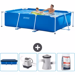 Choisissez la commodité et le confort cet été Avec ce forfait piscine d' Intex , vous pouvez choisir la la commodité et < str ...