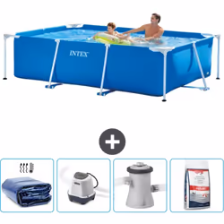 Choisissez la commodité et le confort cet été Avec ce forfait piscine d' Intex , vous pouvez choisir la la commodité et < str ...