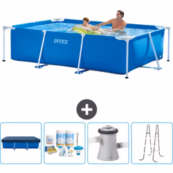 Choisissez la commodité et le confort cet été Avec ce forfait piscine d' Intex , vous pouvez choisir la la commodité et < str ...