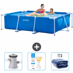 Choisissez la commodité et le confort cet été Avec ce forfait piscine d' Intex , vous pouvez choisir la la commodité et < str ...