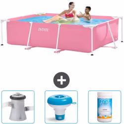 Choisissez la commodité et le confort cet été Avec ce forfait piscine d' Intex , vous pouvez choisir la la commodité et < str ...