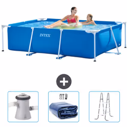 Choisissez la commodité et le confort cet été Avec ce forfait piscine d' Intex , vous pouvez choisir la la commodité et < str ...