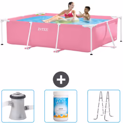 Choisissez la commodité et le confort cet été Avec ce forfait piscine d' Intex , vous pouvez choisir la la commodité et < str ...