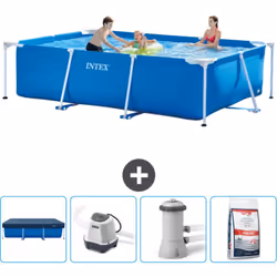 Choisissez la commodité et le confort cet été Avec ce forfait piscine d' Intex , vous pouvez choisir la la commodité et < str ...