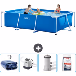 Choisissez la commodité et le confort cet été Avec ce forfait piscine d' Intex , vous pouvez choisir la la commodité et < str ...