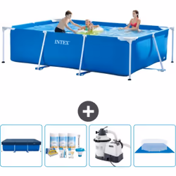 Choisissez la commodité et le confort cet été Avec ce forfait piscine d' Intex , vous pouvez choisir la la commodité et < str ...