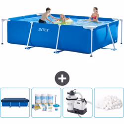 Choisissez la commodité et le confort cet été Avec ce forfait piscine d' Intex , vous pouvez choisir la la commodité et < str ...