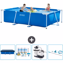 Choisissez la commodité et le confort cet été Avec ce forfait piscine d' Intex , vous pouvez choisir la la commodité et < str ...