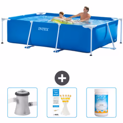 Choisissez la commodité et le confort cet été Avec ce forfait piscine d' Intex , vous pouvez choisir la la commodité et < str ...