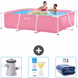 Choisissez la commodité et le confort cet été Avec ce forfait piscine d' Intex , vous pouvez choisir la la commodité et < str ...