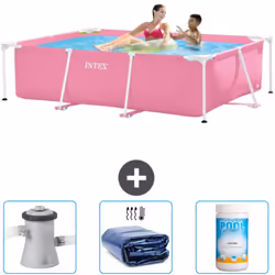 Choisissez la commodité et le confort cet été Avec ce forfait piscine d' Intex , vous pouvez choisir la la commodité et < str ...