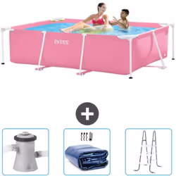 Choisissez la commodité et le confort cet été Avec ce forfait piscine d' Intex , vous pouvez choisir la la commodité et < str ...
