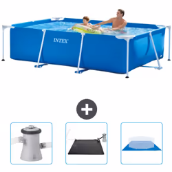 Choisissez la commodité et le confort cet été Avec ce forfait piscine d' Intex , vous pouvez choisir la la commodité et < str ...