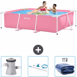 Choisissez la commodité et le confort cet été Avec ce forfait piscine d' Intex , vous pouvez choisir la la commodité et < str ...