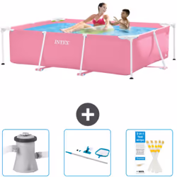 Choisissez la commodité et le confort cet été Avec ce forfait piscine d' Intex , vous pouvez choisir la la commodité et < str ...