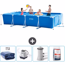 Choisissez la commodité et le confort cet été Avec ce forfait piscine d' Intex , vous pouvez choisir la la commodité et < str ...