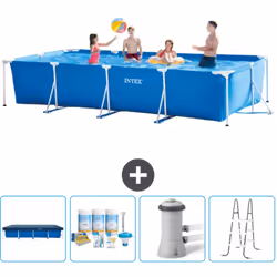 Choisissez la commodité et le confort cet été Avec ce forfait piscine d' Intex , vous pouvez choisir la la commodité et < str ...