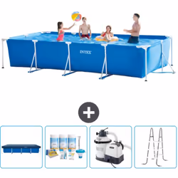 Choisissez la commodité et le confort cet été Avec ce forfait piscine d' Intex , vous pouvez choisir la la commodité et < str ...