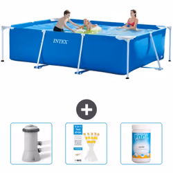 Choisissez la commodité et le confort cet été Avec ce forfait piscine d' Intex , vous pouvez choisir la la commodité et < str ...