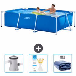 Choisissez la commodité et le confort cet été Avec ce forfait piscine d' Intex , vous pouvez choisir la la commodité et < str ...