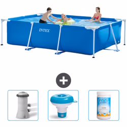 Choisissez la commodité et le confort cet été Avec ce forfait piscine d' Intex , vous pouvez choisir la la commodité et < str ...