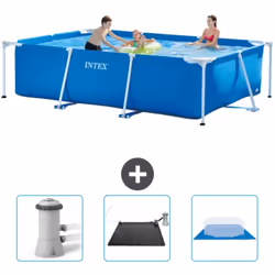 Choisissez la commodité et le confort cet été Avec ce forfait piscine d' Intex , vous pouvez choisir la la commodité et < str ...