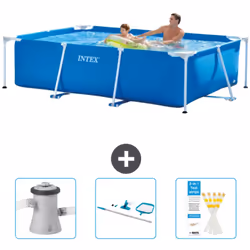 Choisissez la commodité et le confort cet été Avec ce forfait piscine d' Intex , vous pouvez choisir la la commodité et < str ...