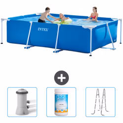 Choisissez la commodité et le confort cet été Avec ce forfait piscine d' Intex , vous pouvez choisir la la commodité et < str ...