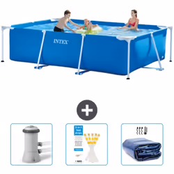 Choisissez la commodité et le confort cet été Avec ce forfait piscine d' Intex , vous pouvez choisir la la commodité et < str ...