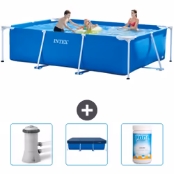Choisissez la commodité et le confort cet été Avec ce forfait piscine d' Intex , vous pouvez choisir la la commodité et < str ...