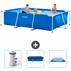 Choisissez la commodité et le confort cet été Avec ce forfait piscine d' Intex , vous pouvez choisir la la commodité et < str ...