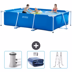 Choisissez la commodité et le confort cet été Avec ce forfait piscine d' Intex , vous pouvez choisir la la commodité et < str ...