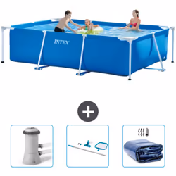 Choisissez la commodité et le confort cet été Avec ce forfait piscine d' Intex , vous pouvez choisir la la commodité et < str ...