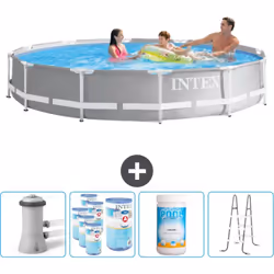 Choisissez la commodité et le confort cet été Avec ce forfait piscine d' Intex , vous pouvez choisir la la commodité et < str ...