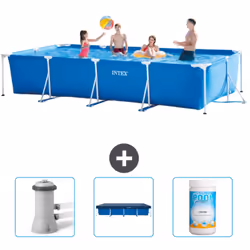Choisissez la commodité et le confort cet été Avec ce forfait piscine d' Intex , vous pouvez choisir la la commodité et < str ...
