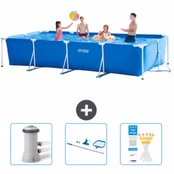 Choisissez la commodité et le confort cet été Avec ce forfait piscine d' Intex , vous pouvez choisir la la commodité et < str ...