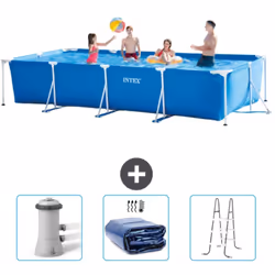 Choisissez la commodité et le confort cet été Avec ce forfait piscine d' Intex , vous pouvez choisir la la commodité et < str ...