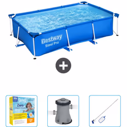 Choisissez la commodité et le confort cet été Avec ce forfait piscine d' Bestway , vous pouvez choisir la la commodité et Con ...