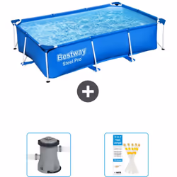 Choisissez la commodité et le confort cet été Avec ce forfait piscine d' Bestway , vous pouvez choisir la la commodité et Con ...