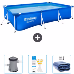Choisissez la commodité et le confort cet été Avec ce forfait piscine d' Bestway , vous pouvez choisir la la commodité et Con ...