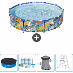Choisissez la commodité et le confort cet été Avec ce forfait piscine d' Bestway , vous pouvez choisir la la commodité et Con ...