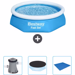 Choisissez la commodité et le confort cet été Avec ce forfait piscine d' Bestway , vous pouvez choisir la la commodité et Con ...