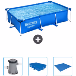 Choisissez la commodité et le confort cet été Avec ce forfait piscine d' Bestway , vous pouvez choisir la la commodité et Con ...