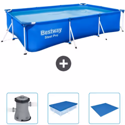Choisissez la commodité et le confort cet été Avec ce forfait piscine d' Bestway , vous pouvez choisir la la commodité et Con ...