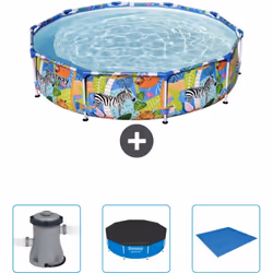 Choisissez la commodité et le confort cet été Avec ce forfait piscine d' Bestway , vous pouvez choisir la la commodité et Con ...