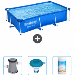 Choisissez la commodité et le confort cet été Avec ce forfait piscine d' Bestway , vous pouvez choisir la la commodité et Con ...
