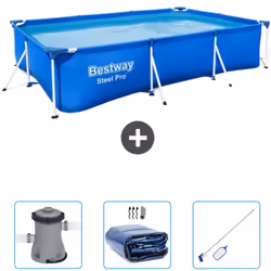 Choisissez la commodité et le confort cet été Avec ce forfait piscine d' Bestway , vous pouvez choisir la la commodité et Con ...